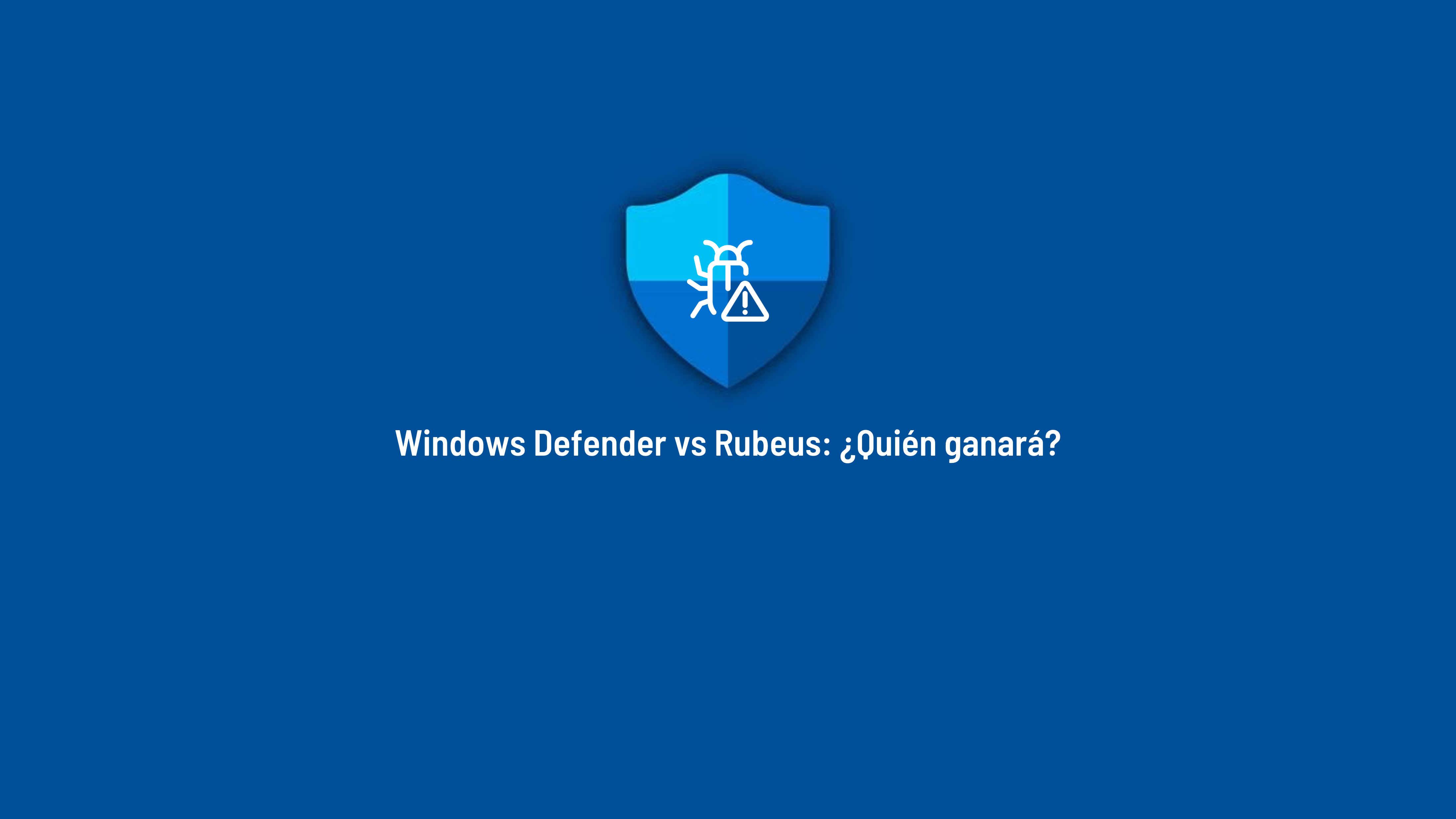 Defender Text Windows Defender vs. Rubeus: Who will win? – Zerolynx